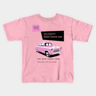 FORD PREFECT - PARTS LIST - book cover Kids T-Shirt